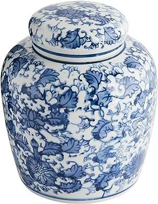 Pot à gingembre décoratif en céramique avec couvercle creative co op bleu et blanc. Ne cherchez plus, DIAYTAR COTE D'IVOIRE  est là pour vous offrir les meilleurs deals en ligne ! Explorez notre vaste sélection de produits à prix réduits, incluant tout ce dont vous avez besoin pour votre maison, votre cuisine, votre garde-robe et bien plus encore. Profitez de nos offres discount sur les dernières tendances et économisez tout en restant à la pointe de la mode.