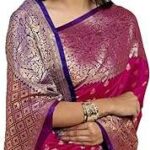 Sari en soie banarasi pour femme avec chemisier non cousu. DIAYTAR COTE D'IVOIRE, votre destination en ligne pour des produits de maison à prix réduits. Découvrez notre vaste collection d'articles pour la cuisine, la décoration, le rangement et bien plus encore. Avec nous, équiper votre maison devient simple et économique.