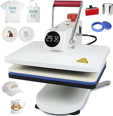 Presse à chaud 5 en 1 12" x 15" machine de presse par sublimation. Faites des économies sans compromis sur la qualité avec DIAYTAR COTE D'IVOIRE  ! Notre boutique en ligne propose une vaste sélection de produits discount, des appareils électroménagers fiables aux articles de mode tendance, en passant par les équipements informatiques. Trouvez tout ce dont vous avez besoin à des prix défiant toute concurrence.