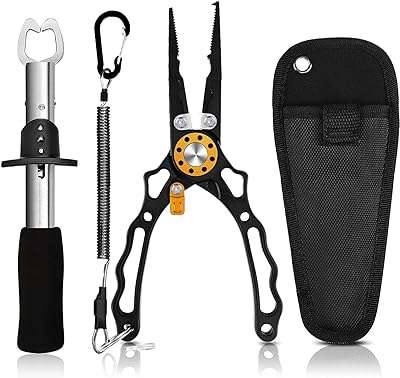 Pince de pêche polyvalente avec revêtement anticorrosion pince en acier inoxydable adaptée au stockage. À la recherche de bonnes affaires ? DIAYTAR COTE D'IVOIRE  est là pour vous aider ! Découvrez notre boutique en ligne remplie de produits discount, des dernières tendances en mode aux gadgets les plus recherchés. Ne manquez pas nos prix imbattables !
