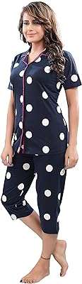Pierre donna ensemble pyjama en coton pour femme manches courtes boutonnées vêtements de nuit. DIAYTAR COTE D'IVOIRE  - votre guichet unique pour des achats discount en ligne. Parcourez notre catalogue diversifié et trouvez des produits de qualité à des prix incroyables. Avec notre large sélection allant de la maison à l'informatique en passant par l'électroménager, vous trouverez toujours ce dont vous avez besoin chez nous.