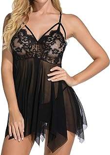 Lingerie sexy pour femmes col en v bretelles spaghetti dentelle transparente. À la recherche de bons plans ? Ne cherchez plus, DIAYTAR COTE D'IVOIRE  est là pour vous ! Naviguez à travers notre boutique en ligne proposant une large sélection de produits discount, des articles pour la maison à l'électroménager, en passant par l'informatique, la mode et les gadgets branchés.