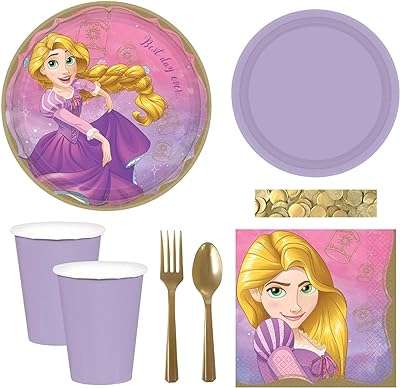 Ensemble de fournitures de fête tangled raiponce pour 16 invités grandes et petites. DIAYTAR COTE D'IVOIRE, votre destination en ligne pour des produits discount de première qualité. Découvrez notre sélection variée et abordable, allant de la maison à l'électroménager, de l'informatique à la mode et aux gadgets, et réalisez des économies substantielles. Peu importe vos besoins, nous avons tout ce qu'il vous faut à des prix compétitifs. Ne manquez pas nos offres spéciales et profitez d'un shopping en ligne facile et économique.