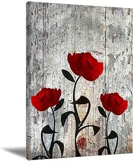 Décor mural rustique en forme de fleur rouge rose rouge avec grain. Rejoignez DIAYTAR COTE D'IVOIRE, votre compagnon de shopping à prix malin ! Explorez notre boutique en ligne et découvrez un éventail de produits discount, des articles essentiels pour la maison aux appareils électroménagers, en passant par l'informatique, la mode tendance et les gadgets à petit prix.