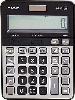 Calculatrice de bureau casio ds-1b gris et noir grand écran