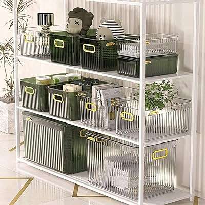 Boîte de rangement en plastique transparent multi usage avec couvercle pour salle. DIAYTAR COTE D'IVOIRE, votre référence en ligne pour tous vos besoins en produits discount. Parcourez notre catalogue diversifié comprenant des articles pour la maison, l'électroménager, l'informatique, la mode et les gadgets, afin de dénicher les meilleures affaires du moment. Optez pour des économies substantielles sans compromettre la qualité et bénéficiez d'une expérience de shopping en ligne des plus avantageuses.