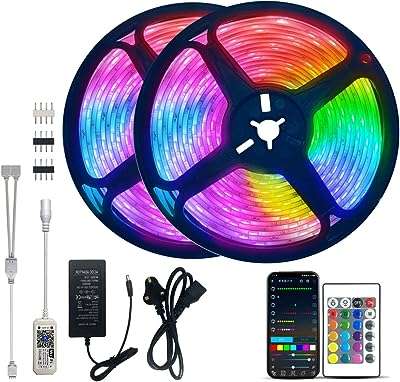Sky touch 5 10 mètres bande lumineuse led intelligente avec 600 rvb de lumières. À la recherche de bonnes affaires ? DIAYTAR COTE D'IVOIRE  est là pour vous ! Explorez notre boutique en ligne regorgeant d'articles à prix cassés, couvrant tous les domaines, de la maison à l'électroménager, en passant par l'informatique, la mode et les gadgets. Achetez malin, économisez gros et découvrez une toute nouvelle façon de faire des emplettes en ligne.