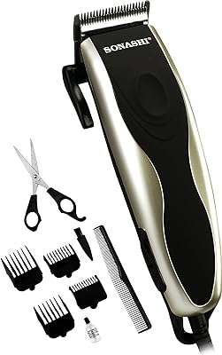 Tondeuse à cheveux sonashi shc 1001 pour homme puissante de 9 w avec lame. DIAYTAR COTE D'IVOIRE  - La solution idéale pour des achats discount en ligne. Explorez notre gamme complète de produits pour la maison, l'électroménager, l'informatique, la mode et les gadgets, et bénéficiez de tarifs compétitifs. Simplifiez votre expérience d'achat avec notre boutique en ligne conviviale et découvrez des offres imbattables.
