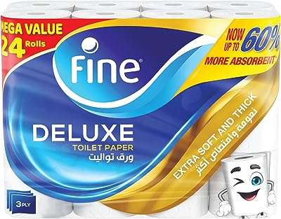 Papier toilette fin premium 3 épaisseurs 24 rouleaux x 140 feuilles rouleau de papier. Besoin de renouveler votre garde-robe sans vous ruiner ? Faites un tour sur DIAYTAR COTE D'IVOIRE, votre boutique en ligne discount incontournable pour la mode à petits prix ! De la dernière tendance aux vêtements basiques, nous vous proposons un large choix pour tous les styles et toutes les tailles. Ne sacrifiez plus votre budget pour rester à la pointe de la mode !