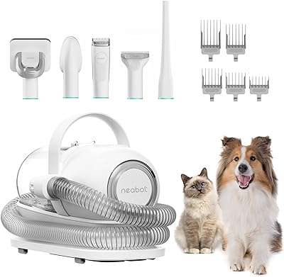 Neabot p1 pro kit de toilettage pour animaux de compagnie avec aspiration. DIAYTAR COTE D'IVOIRE, la référence en matière de bonnes affaires en ligne ! Profitez de prix imbattables sur une large sélection de produits discount, allant des articles pour la maison à l'électroménager, en passant par l'informatique et les dernières tendances mode. Ne laissez pas passer nos offres exceptionnelles et économisez dès maintenant !