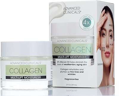Crème hydratante anti âge pour le visage advanced clinicals pour les soins de la peau. DIAYTAR COTE D'IVOIRE, votre destination shopping discount en ligne. Parcourez notre catalogue étendu et faites votre choix parmi notre vaste gamme de produits pour la maison, l'électroménager, l'informatique et la mode. Profitez de nos prix imbattables et réalisez des économies substantielles dès maintenant.