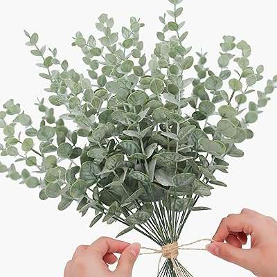 20 pièces de tiges d'eucalyptus artificielles azoya feuilles au toucher réel pour arrangement. À la recherche de bons plans ? Rendez-vous sur DIAYTAR COTE D'IVOIRE, votre partenaire en ligne pour des produits discount de qualité. Parcourez notre large éventail de produits, allant de l'électroménager de pointe à la mode tendance, et profitez d'économies incroyables tout en apportant une touche de style à votre vie quotidienne.