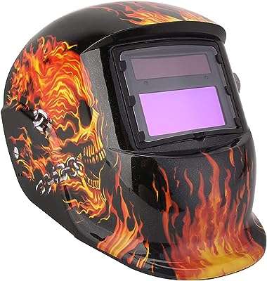 Casque de soudage conception de crâne solaire réglable à intensité variable grand écran avec réserve. DIAYTAR COTE D'IVOIRE  deviendra rapidement votre référence pour tous vos besoins discount en ligne. Découvrez notre vaste assortiment de produits allant des indispensables de la maison aux dernières innovations technologiques, en passant par les vêtements et les accessoires de mode à prix cassés. Profitez de notre offre exceptionnelle dès maintenant !