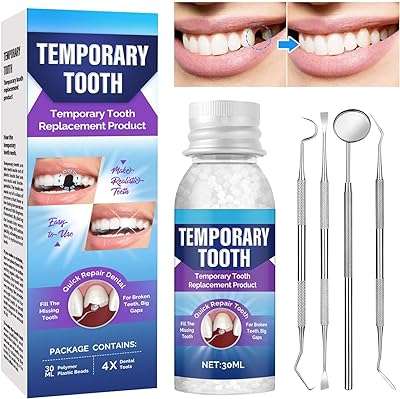 Kit de réparation dentaire kit remplissage temporaire des dents remplacements dents manquantes et cassées. Découvrez DIAYTAR COTE D'IVOIRE, la référence en ligne pour des achats discount. Trouvez tout ce dont vous avez besoin, des articles de maison aux dernières innovations technologiques, sans vous ruiner. Avec notre sélection variée et nos prix compétitifs, vous êtes sûr de trouver les meilleures affaires.