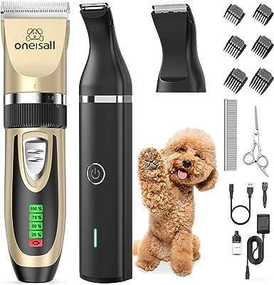 Tondeuse et tondeuse pour chiens one as all 2 en 1 kit de toilettage. DIAYTAR COTE D'IVOIRE, votre solution intelligente pour des achats malins. Découvrez notre boutique en ligne et bénéficiez de prix discount sur une large sélection de produits pour la maison, l'électroménager, l'informatique et la mode. Ne manquez pas l'opportunité de faire des économies avec DIAYTAR COTE D'IVOIRE !