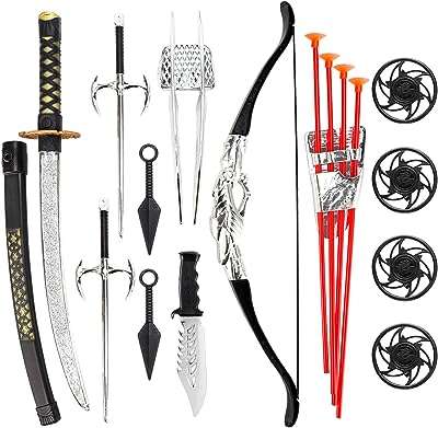 Liberty imports ensemble de tir à l'arc pour enfants ninja warrior avec épée. Ne manquez pas l'opportunité de faire de bonnes affaires sur DIAYTAR COTE D'IVOIRE . Notre boutique en ligne propose une large gamme de produits discount, allant des articles ménagers essentiels aux dernières tendances en matière d'électronique et de mode. Profitez de nos prix imbattables et économisez dès maintenant sur tous vos achats !