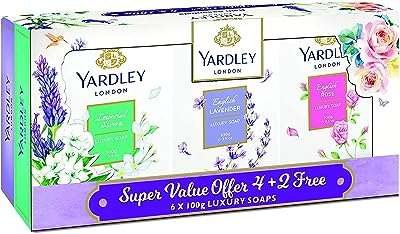 Pack économique de savon multicolore yardley 4 + 2 barres 100. Faites des affaires exceptionnelles sur DIAYTAR COTE D'IVOIRE ! Avec notre large éventail de produits discount, allant des articles de décoration intérieure aux appareils électroniques, en passant par les jouets pour enfants et les produits de santé, vous êtes assurés de trouver tout ce dont vous avez besoin à des prix imbattables.