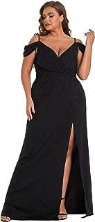 Ever pretty plus robe de soirée formelle scintillante grande taille à col en v pour femme. Besoin de renouveler votre intérieur sans vous ruiner ? DIAYTAR COTE D'IVOIRE  est là pour vous offrir une vaste gamme de produits discount pour la maison, des meubles aux accessoires décoratifs en passant par les appareils électroménagers. Profitez de notre sélection de qualité à des prix incroyables et transformez votre maison sans vous soucier de votre budget.