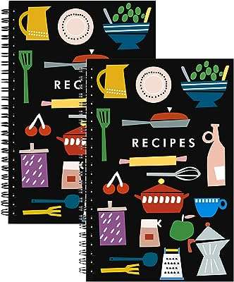 Livre de recettes à spirale bby 55" x 85" pour écrire vos propres. DIAYTAR COTE D'IVOIRE  - la boutique en ligne par excellence pour des achats malins. Explorez notre gamme complète de produits discount, allant des indispensables pour la maison à la dernière technologie, sans oublier les dernières tendances mode. Économisez gros en achetant intelligemment avec nous.