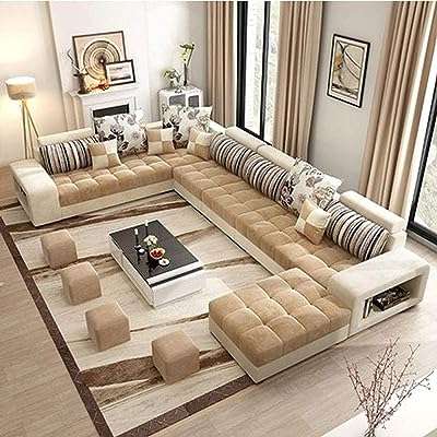 Ensemble de canapé d'angle pour salon appartement ensemble de meubles mixtes (crème). Venez découvrir DIAYTAR COTE D'IVOIRE, la boutique en ligne qui rend le shopping discount plus accessible que jamais. Avec une large sélection de produits pour la maison, de l'électroménager performant, de l'informatique à la pointe et des articles de mode tendance, vous êtes assuré de trouver ce dont vous avez besoin à des prix attractifs.
