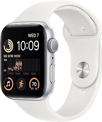 Apple watch se (gps 44 mm) boîtier en aluminium argenté avec bracelet. DIAYTAR COTE D'IVOIRE  vous ouvre les portes d'un univers de bonnes affaires. Découvrez notre large gamme de produits discount, allant des indispensables de la maison aux dernières tendances mode, en passant par les gadgets innovants. Profitez d'offres exceptionnelles et de prix imbattables pour des achats malins et éclairés.