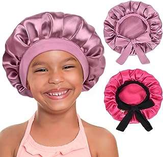 Bonnet de bébé en soie 2 pièces bonnet cheveux naturels bouclés nuit pour filles. DIAYTAR COTE D'IVOIRE  est le paradis des bonnes affaires ! Trouvez tout ce dont vous avez besoin pour votre maison, de l'informatique à l'électroménager, à des prix défiant toute concurrence. Ne manquez pas nos offres incroyables et profitez de la livraison rapide pour recevoir vos achats directement chez vous.