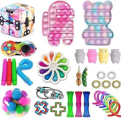 Umm me sensory fidget toy set simple fidgets pour enfants et adultes pour soulager le stress. Économisez intelligemment avec DIAYTAR COTE D'IVOIRE, la boutique en ligne qui vous propose une variété de produits discount à des prix défiant toute concurrence. Des indispensables pour la maison aux gadgets les plus tendances, en passant par les dernières nouveautés en mode et en informatique, vous trouverez tout ce dont vous avez besoin pour moins cher, sans compromis sur la qualité !