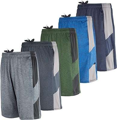 Lot de 5 real essentials : shorts de survêtement anti transpiration pour hommes avec technologie. DIAYTAR COTE D'IVOIRE  - votre partenaire discount pour une vie plus abordable. Nous vous présentons une vaste sélection de produits de qualité à des prix imbattables, allant de l'électroménager performant aux articles de mode élégants. Achetez malin avec nous et réalisez d'importantes économies.