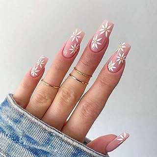 Ongles français à pression marguerite longueur moyenne couverture complète design adorable et coloré pour femmes. Looking for affordable yet quality products? Look no further than DIAYTAR COTE D'IVOIRE, the premier online store that brings you a vast assortment of discounted items. Explore our range of home essentials, electronics, fashionable apparel, and the latest gadgets, all at unbeatable prices that make your shopping experience truly remarkable.