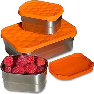 Ensemble de 3 récipients alimentaires en acier inoxydable avec couvercles (24. DIAYTAR COTE D'IVOIRE  - votre source incontournable de produits discount en ligne. Avec notre sélection diversifiée allant de la maison à l'électroménager, de l'informatique à la mode, profitez de tarifs défiant toute concurrence. Faites des économies intelligentes et commandez dès maintenant !
