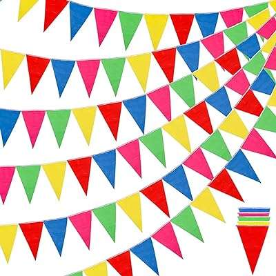 300 pièces 160 mètres drapeaux triangulaires colorés bannière drapeau fanion multicolore en tissu de nylon. Besoin de renouveler votre électroménager à petit prix ? Rendez-vous sur DIAYTAR COTE D'IVOIRE, la référence en ligne pour des produits de qualité à prix discount. Avec notre sélection diversifiée, vous trouverez facilement l'équipement parfait pour votre maison, sans vous ruiner.
