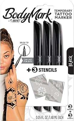 Marqueur de tatouage temporaire bic bodymark sans danger pour la peau. DIAYTAR COTE D'IVOIRE  est votre guichet unique pour des produits discount de premier ordre. Parcourez notre catalogue en ligne et découvrez notre sélection soigneusement choisie d'articles pour la maison, l'électroménager, l'informatique et la mode, tous disponibles à des prix abordables. Vous ne trouverez pas de meilleurs deals ailleurs !