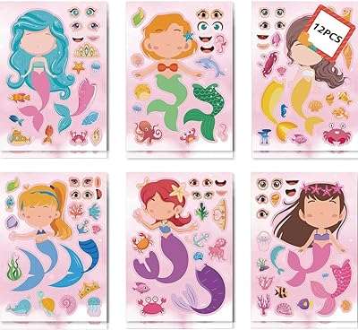 12 pièces de maquillage de sirène créez vos propres autocollants de sirène pour jouets. DIAYTAR COTE D'IVOIRE  : la référence en matière d'achats discount en ligne ! Découvrez notre large sélection de produits à des prix imbattables, de la maison à l'électroménager, en passant par l'informatique et la mode. Grâce à nos offres exclusives, faites-vous plaisir sans vous ruiner et profitez d'une qualité inégalée !