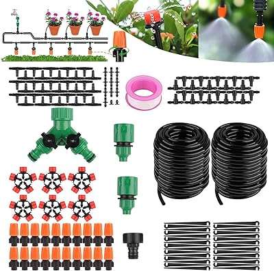 Goodrun kit d'irrigation goutte à de 30 m système jardin tube. Ne payez plus le prix fort pour vos achats en ligne, choisissez DIAYTAR COTE D'IVOIRE  et économisez ! Découvrez notre boutique en ligne généraliste offrant une multitude de produits discount, allant des articles pour la maison aux dernières tendances mode en passant par l'informatique et les gadgets. Faites des économies sur tous vos achats sans compromis sur la qualité.