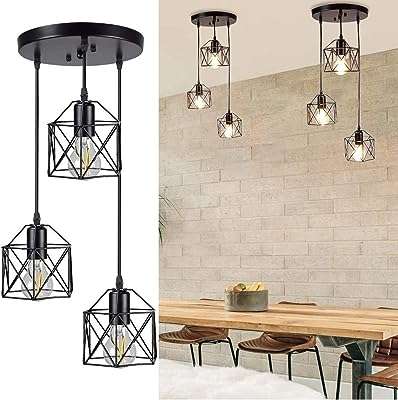 Lampe à suspension industrielle janeed lampe noire antique avec cage en métal. Découvrez DIAYTAR COTE D'IVOIRE, votre source incontournable pour des produits discount de premier choix. Parcourez notre vaste sélection d'appareils électroniques, de gadgets dernier cri, d'articles ménagers indispensables et bien plus encore, le tout à des prix imbattables.