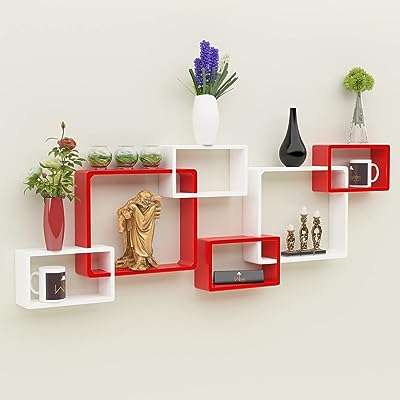 Étagères murales onlashope cross en mdf (rouge et blanc lot de 6). Ne cherchez plus, DIAYTAR COTE D'IVOIRE  est là pour vous offrir les meilleurs deals en ligne ! Explorez notre vaste sélection de produits à prix réduits, incluant tout ce dont vous avez besoin pour votre maison, votre cuisine, votre garde-robe et bien plus encore. Profitez de nos offres discount sur les dernières tendances et économisez tout en restant à la pointe de la mode.