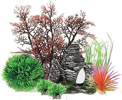 7 pièces en plastique pour aquarium ensemble de décoration de plantes de grotte. Explorez DIAYTAR COTE D'IVOIRE  et découvrez une multitude de produits incroyables à des prix réduits. De l'électroménager aux gadgets en passant par la mode, notre boutique en ligne généraliste offre une vaste sélection pour tous vos besoins à petit prix. Faites des économies tout en vous faisant plaisir en passant commande dès maintenant!