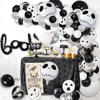 126 pièces ballons d'halloween en latex noir blanc argent guirlande fantôme. Besoin de faire des économies ? Faites confiance à DIAYTAR COTE D'IVOIRE, la boutique en ligne discount idéale pour toutes vos envies. Parcourez notre gamme complète de produits, allant de la maison à l'électroménager, de l'informatique à la mode et aux gadgets, et découvrez des offres irrésistibles. Achetez en toute confiance, car la satisfaction de nos clients est notre priorité absolue.