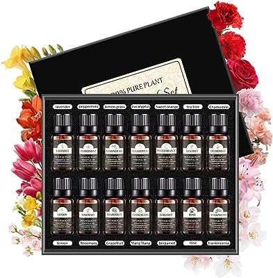 Coffret d'huiles essentielles naturelles 100 % pures 14 pièces coffret cadeau. Découvrez DIAYTAR COTE D'IVOIRE, votre boutique en ligne généraliste offrant une sélection impressionnante de produits discount. Que vous recherchiez des articles pour votre maison, des appareils électroménagers à la pointe de la technologie, des équipements informatiques ou même les dernières tendances de la mode et les gadgets les plus cool, nous avons tout ce dont vous avez besoin, à des prix incroyablement bas !