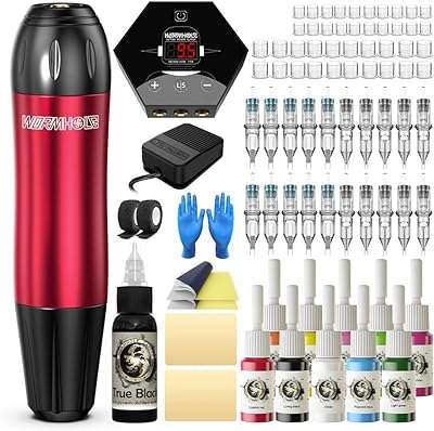 Kit de stylo à rouleau de tatouage warmhole avec alimentation 20 aiguilles. Explorez DIAYTAR COTE D'IVOIRE  et découvrez une multitude de produits incroyables à des prix réduits. De l'électroménager aux gadgets en passant par la mode, notre boutique en ligne généraliste offre une vaste sélection pour tous vos besoins à petit prix. Faites des économies tout en vous faisant plaisir en passant commande dès maintenant!