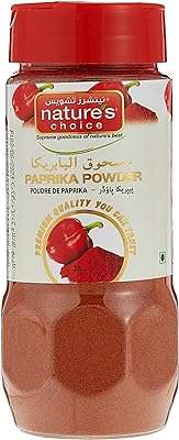 Poudre de paprika nature's choice 100 g. Faites des économies sur tous vos achats chez DIAYTAR COTE D'IVOIRE . Notre boutique en ligne vous propose un large choix de produits discount, allant des indispensables pour la maison aux articles high-tech et aux accessoires de mode. Ne manquez pas nos offres exceptionnelles pour acheter intelligemment et à petits prix !