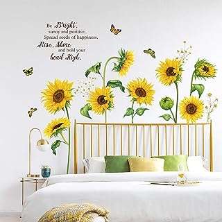Decalmile stickers muraux tournesol d'été fleurs papillon stickers chambre salon décor. DIAYTAR COTE D'IVOIRE  - Votre fournisseur en ligne pour des produits de qualité à des prix discount. Explorez notre boutique en ligne pour trouver des offres incroyables sur des articles allant des accessoires de mode aux appareils électroniques, en passant par les produits de jardinage et les jouets pour enfants.