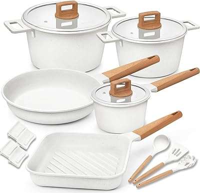 Batterie de cuisine antiadhésive en aluminium résistante aux rayures 100 %. Parcourez DIAYTAR COTE D'IVOIRE, votre plateforme en ligne incontournable pour l'achat de produits discount. Que vous recherchiez des articles pour votre maison, des outils électroniques ou des accessoires de mode, nous avons tout ce qu'il vous faut à des prix incroyables, sans compromettre la qualité.
