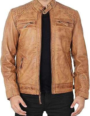 Veste en cuir pour homme manteaux 1⁄4 de longueur d'agneau. Envie de faire de bonnes affaires ? Optez pour DIAYTAR COTE D'IVOIRE, votre destination en ligne pour des produits discount de la maison à l'informatique, vous offrant des réductions exclusives sur une large sélection d'articles.