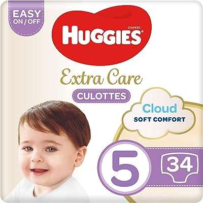 Couches huggies panty extra care taille 5 12 17 kg 34 unités. DIAYTAR COTE D'IVOIRE  : votre boutique en ligne discount préférée ! Faites des économies sur des articles essentiels pour votre vie quotidienne, de l'électroménager à l'informatique en passant par la mode et les gadgets. Ne cherchez plus, les meilleurs prix sont chez nous !
