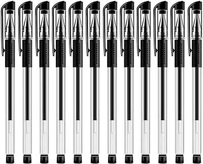 Stylos à encre gel noir de qualité supérieure pointe moyenne 05. La boutique en ligne DIAYTAR COTE D'IVOIRE  propose une large gamme de produits discount pour répondre à tous vos besoins. Obtenez les dernières innovations technologiques, les indispensables pour votre maison et une sélection de vêtements à la mode, le tout à des prix avantageux. Parcourez notre catalogue et profitez de réductions exceptionnelles !