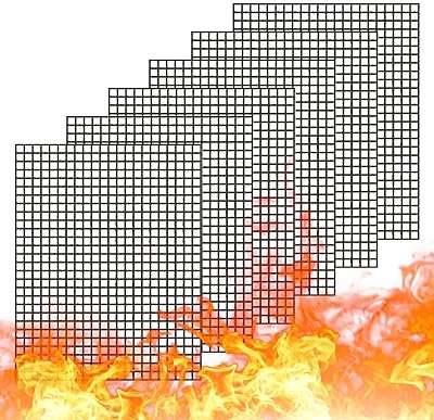6 pièces tapis de gril en maille de barbecue de qualité alimentaire antiadhésif réutilisable pour four. DIAYTAR COTE D'IVOIRE  - Votre fournisseur en ligne pour des produits de qualité à des prix discount. Explorez notre boutique en ligne pour trouver des offres incroyables sur des articles allant des accessoires de mode aux appareils électroniques, en passant par les produits de jardinage et les jouets pour enfants.