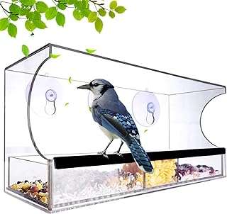   mangeoire à oiseaux en acrylique design avec fenêtre et grand. Choisissez DIAYTAR COTE D'IVOIRE  pour vos achats discount en ligne. Parcourez notre sélection étendue comprenant des produits pour tous les besoins, que ce soit pour la maison, l'électroménager, l'informatique, la mode ou les gadgets. Profitez de notre politique de prix bas et économisez tout en trouvant des articles de qualité.