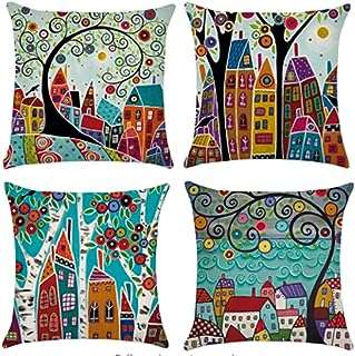 Ensemble de 4 housses de coussin carrées en lin doux pour salon. DIAYTAR COTE D'IVOIRE, votre partenaire de confiance pour des achats en ligne économiques et variés. Explorez notre sélection exceptionnelle d'articles discount pour la maison, l'électroménager, l'informatique, la mode et les gadgets, afin de trouver les meilleures affaires. Optimisez votre expérience d'achat grâce à DIAYTAR COTE D'IVOIRE  et réalisez des économies substantielles dès maintenant.
