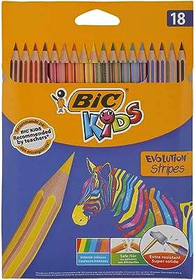 Crayons bic kids evolution stripes couleurs assorties paquet de 18. Ne payez pas plus cher pour les mêmes produits ailleurs ! DIAYTAR COTE D'IVOIRE  propose une large gamme de produits de qualité à des prix discount. Trouvez tout ce dont vous avez besoin, des appareils ménagers aux gadgets dernier cri, et économisez de l'argent sans compromettre la qualité.